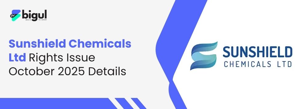 Sunshield Chemicals Ltd Rights Issue October 2025 Details